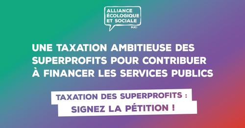 Taxation des superprofits : exigeons un débat !
